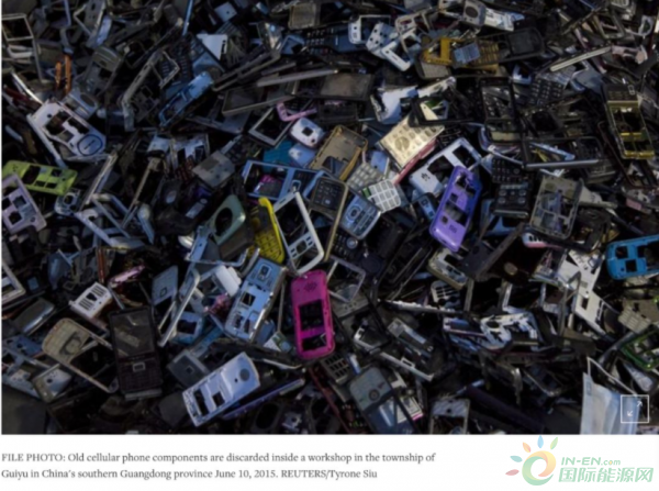 中国的电子垃圾能回收多少黄金？
